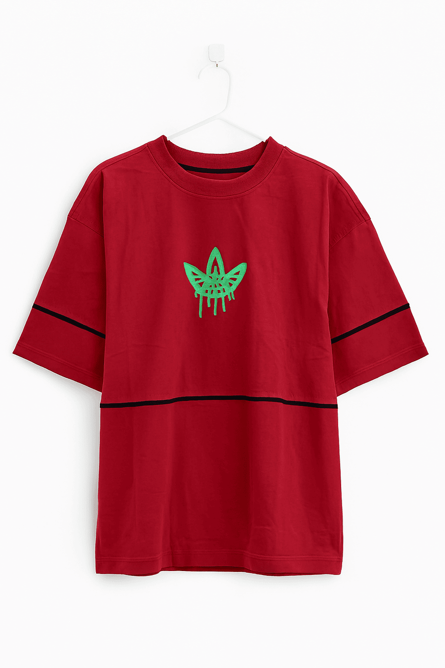 Drip Trefoil Tee – Red Edition