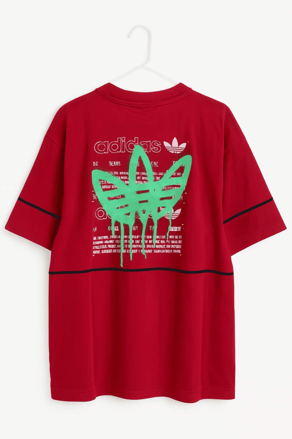 Drip Trefoil Tee – Red Edition