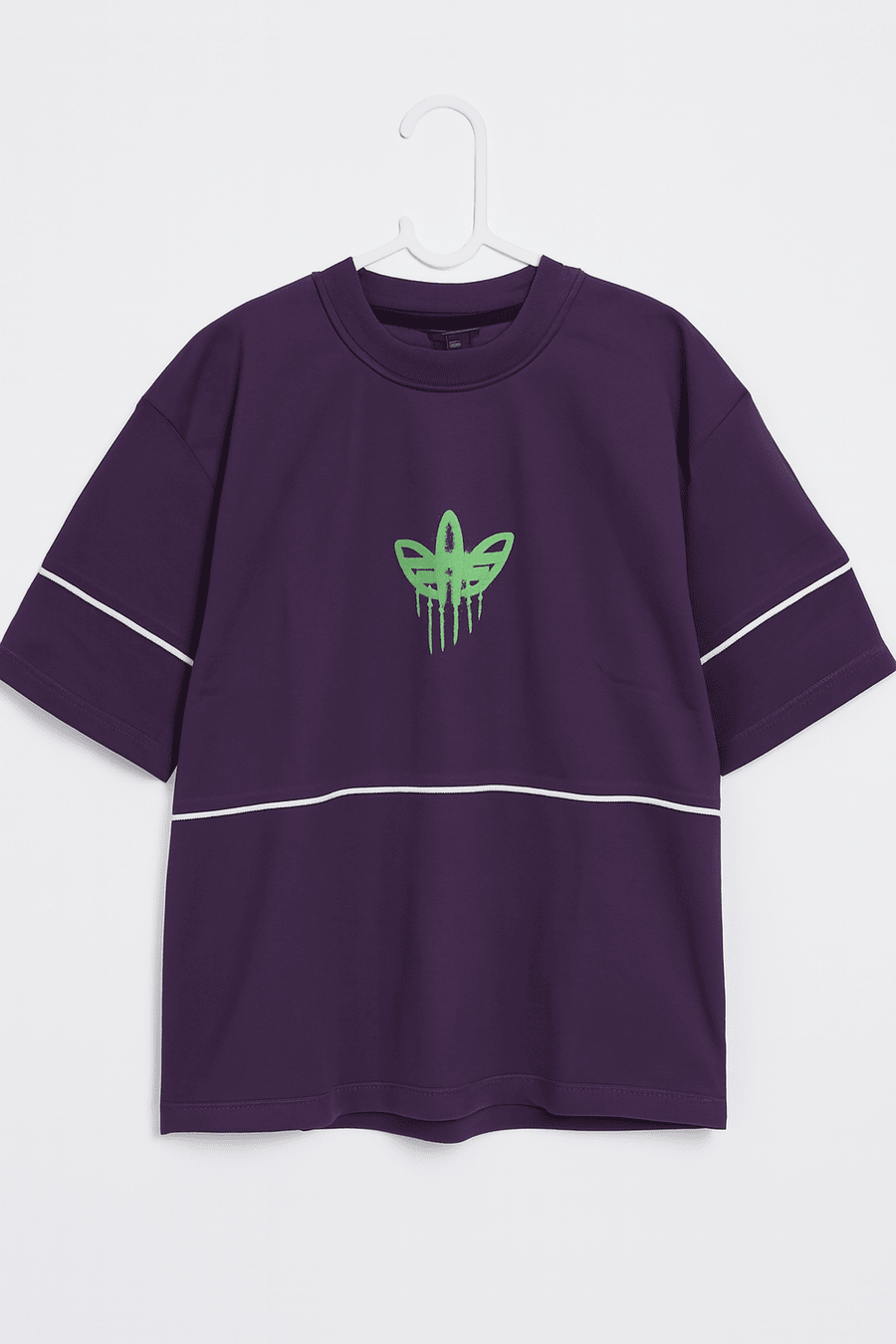 Drip Trefoil Tee – Violet Edition