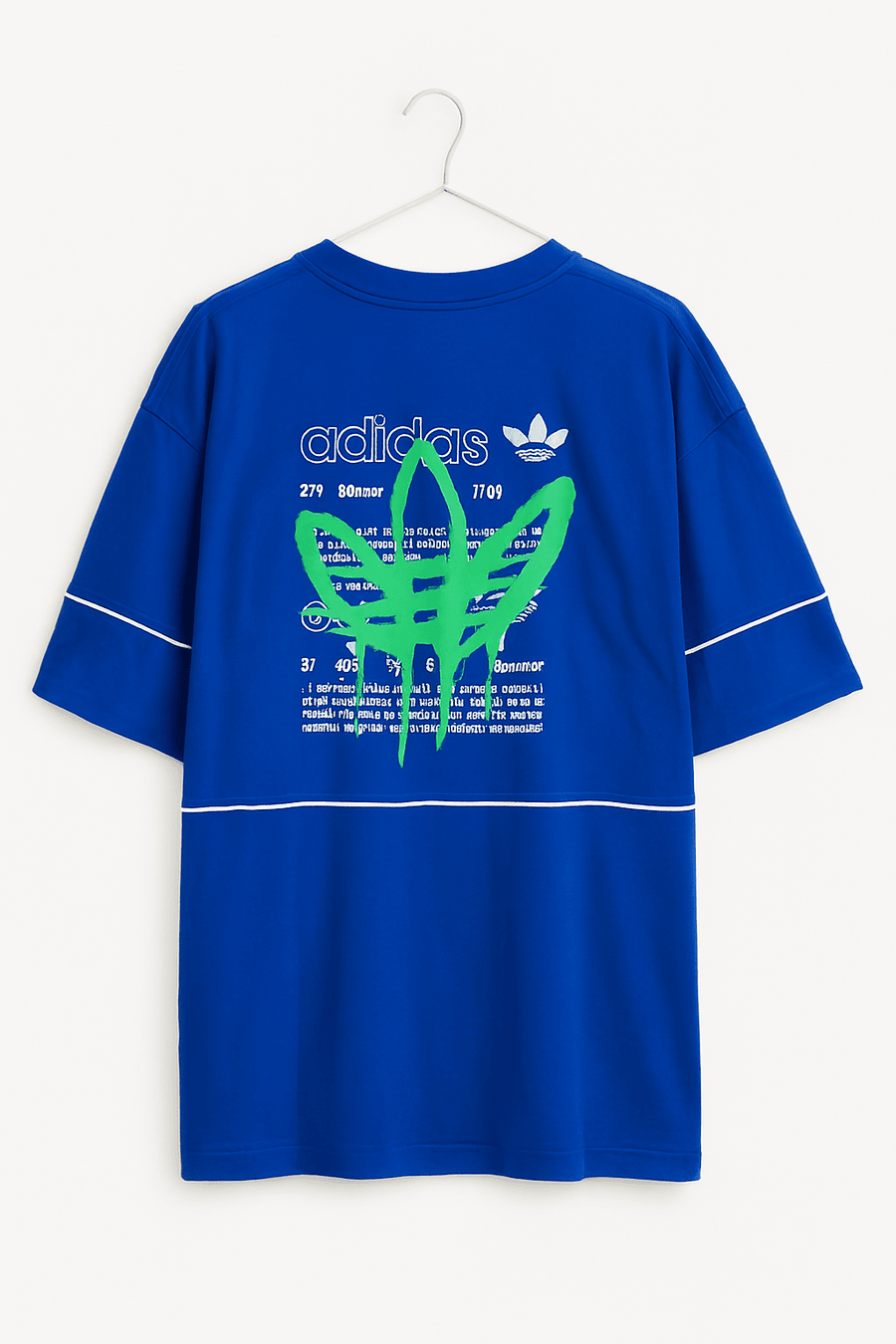 Drip Trefoil Tee – Blue Edition