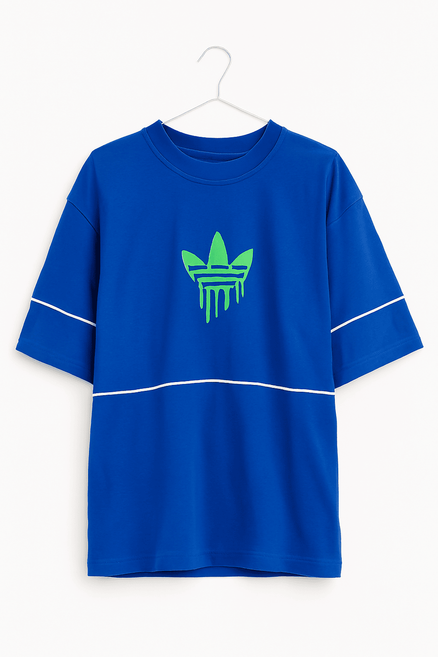 Drip Trefoil Tee – Blue Edition