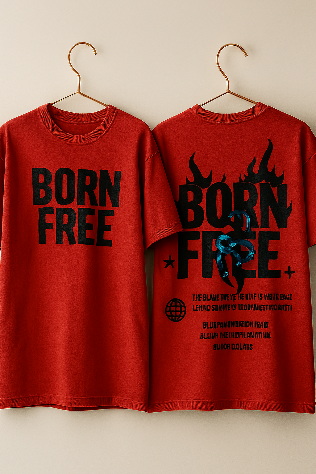 BORN FREE Tee – Red Edition